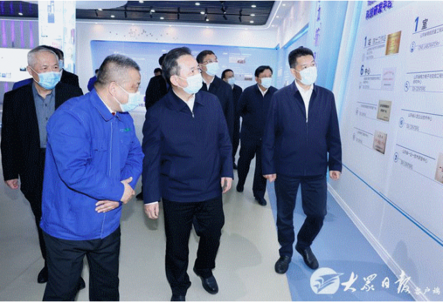 省委书记李干杰到山东能源集团凯发K8国际信息公司调研