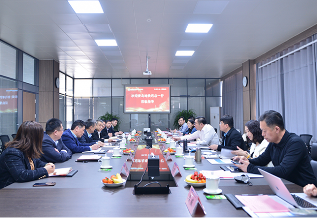 青岛青铁产投公司迟董事长一行莅临凯发K8国际信息调研